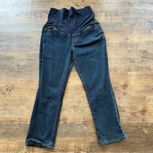Three Seasons Maternity Jeans Size Large Stretch Denim Boot Cut